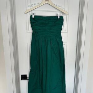 Abercrombie & Fitch Green Midi Dress